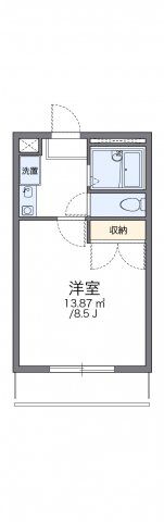 レオパレスマ・メゾンの間取り画像