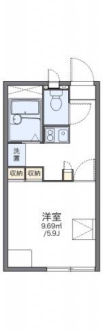 レオパレスプチ・フルールの間取り画像