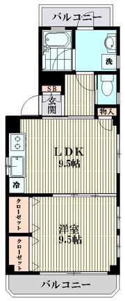 マッターホルンの間取り画像