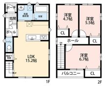 グランドハウス差出南の間取り画像