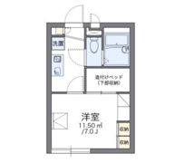 レオパレス赤田の間取り画像