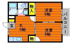 シティハイツカサミアⅡ棟の間取り画像