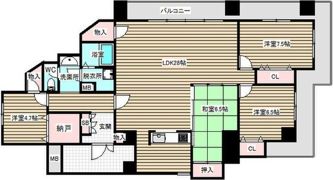 アランジェヒルズ東豊中の間取り画像