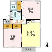アビタシオンⅡの間取り画像