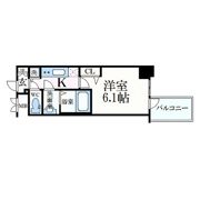 プレサンス心斎橋クオーレの間取り画像