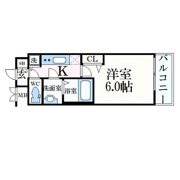プレサンス心斎橋クオーレの間取り画像