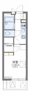 レオパレスエアポートの間取り画像