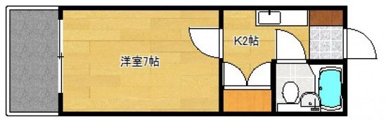 エステート山根の間取り画像