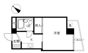 若ビルの間取り画像