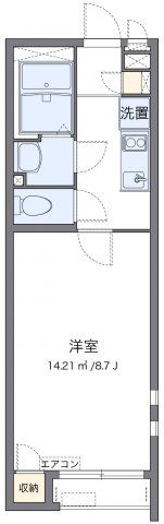 クレイノリバティアークレイワの間取り画像
