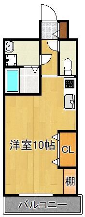 コートハウス中島通りの間取り画像