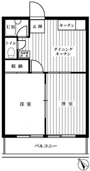 ヴィレッジニコスの間取り画像