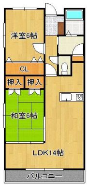 サンフレアー立屋敷の間取り画像