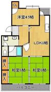 ハイランドマンション千代ヶ崎の間取り画像
