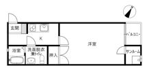 レザンレジデンスⅡの間取り画像