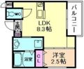 リアコート枚方御殿山NORTHの間取り画像