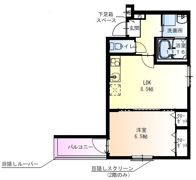 フジパレス千里山の間取り画像