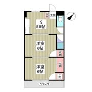 コーポ五月台の間取り画像