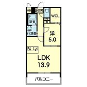 アステール菊陽の間取り画像