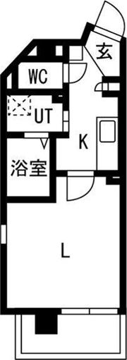 KマンションつるまいⅡの間取り画像