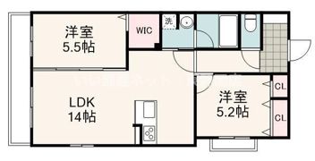 Dear Courtの間取り画像