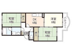 神畠ハイムの間取り画像