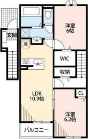 レジデンス千曲 Bの間取り画像