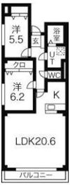 プラージュⅡの間取り画像