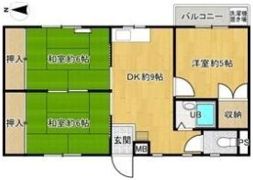 西町ロイヤルマンションの間取り画像