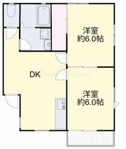 コーポ洋ランFの間取り画像