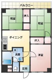 幸町ハイツの間取り画像