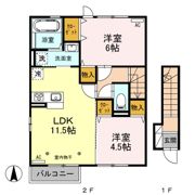 エスポワールの間取り画像