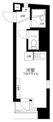 パレ・ドール渋谷の間取り画像