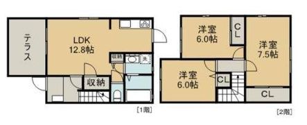 マノアール・イーストAの間取り画像
