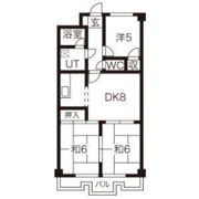 ハイツ山科の間取り画像