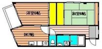 レスポワール北与野の間取り画像