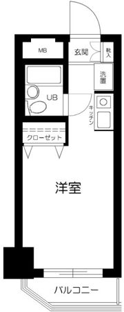 サンセール神楽坂の間取り画像