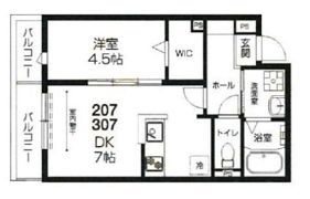 ラシーネ赤塚の間取り画像