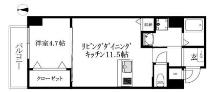 Mayfair本町PremiumIIIの間取り画像
