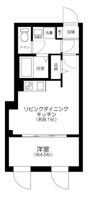 Le Nid 日本橋の間取り画像