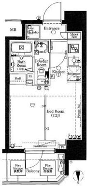 AXAS東京イーストレジデンスの間取り画像