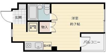 ノーブルハイツ鹿田の間取り画像