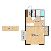 ブリュージュ阿見の間取り画像