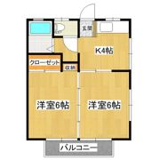 高城ハイツ住吉の間取り画像