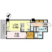 グランデ西金沢駅前の間取り画像