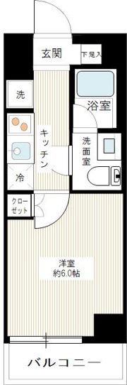 スクエアシティ鶴見リバーサイドの間取り画像