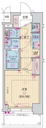 ファステート神戸サルビアの間取り画像