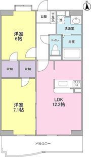 ガーデンコート浦和東の間取り画像