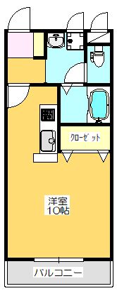 パズ昌栄Ⅱの間取り画像