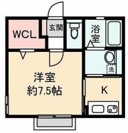 アプリコットⅢの間取り画像